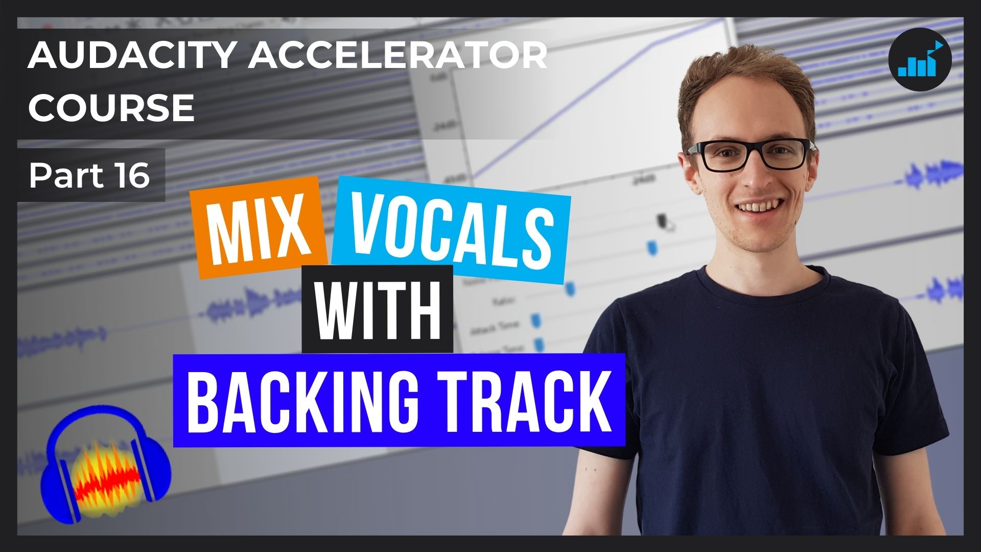 auktion vejviser kompleksitet How to Mix Vocals and Backing Track In Audacity | Audacity Accelerator  Course [Part 16] - Joe Crow - The Audio Pro